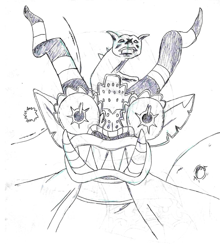 El Tirano (dibujo no terminado)