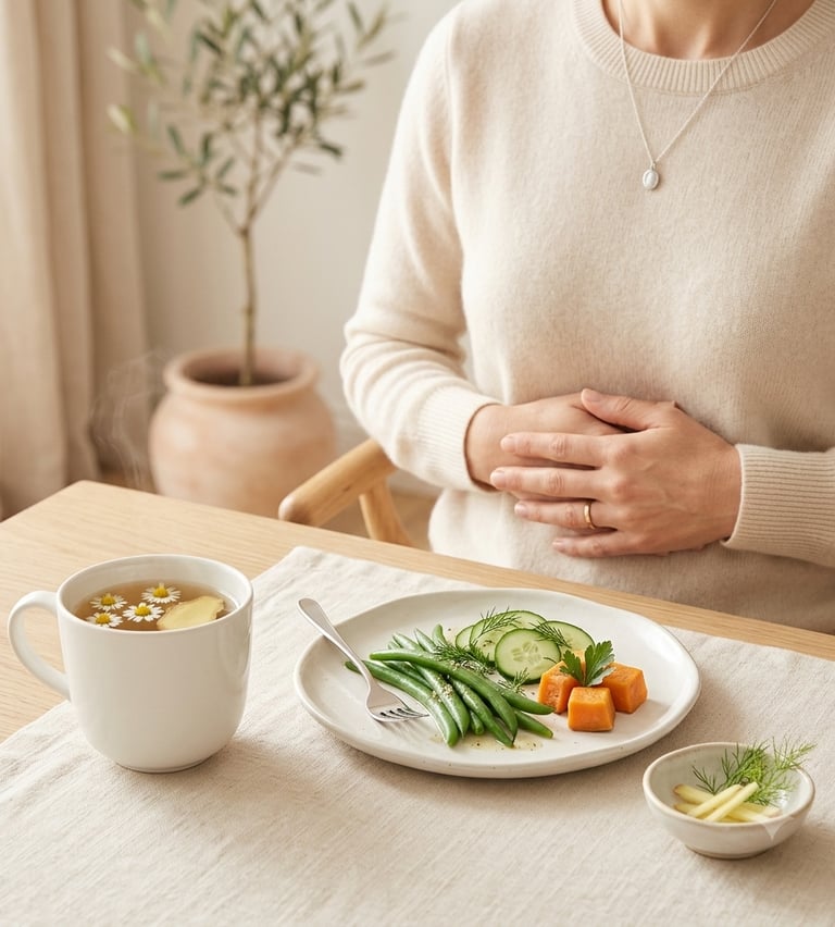 Nutrición digestiva en Getxo para hinchazón, gases, SIBO e intolerancias