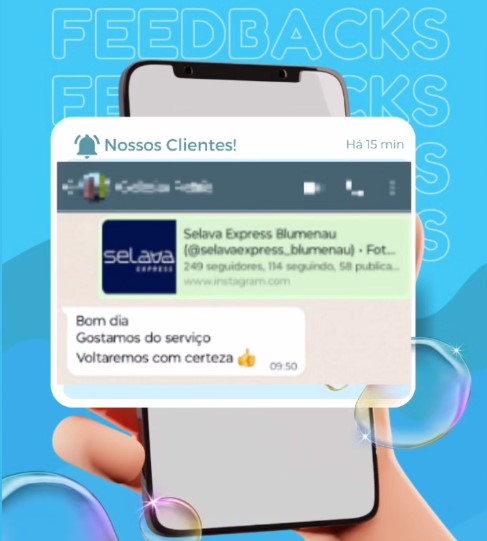 Feedback de nossos clientes! Veja como é fácil, prático e barato lavar suas roupas na Selava Express