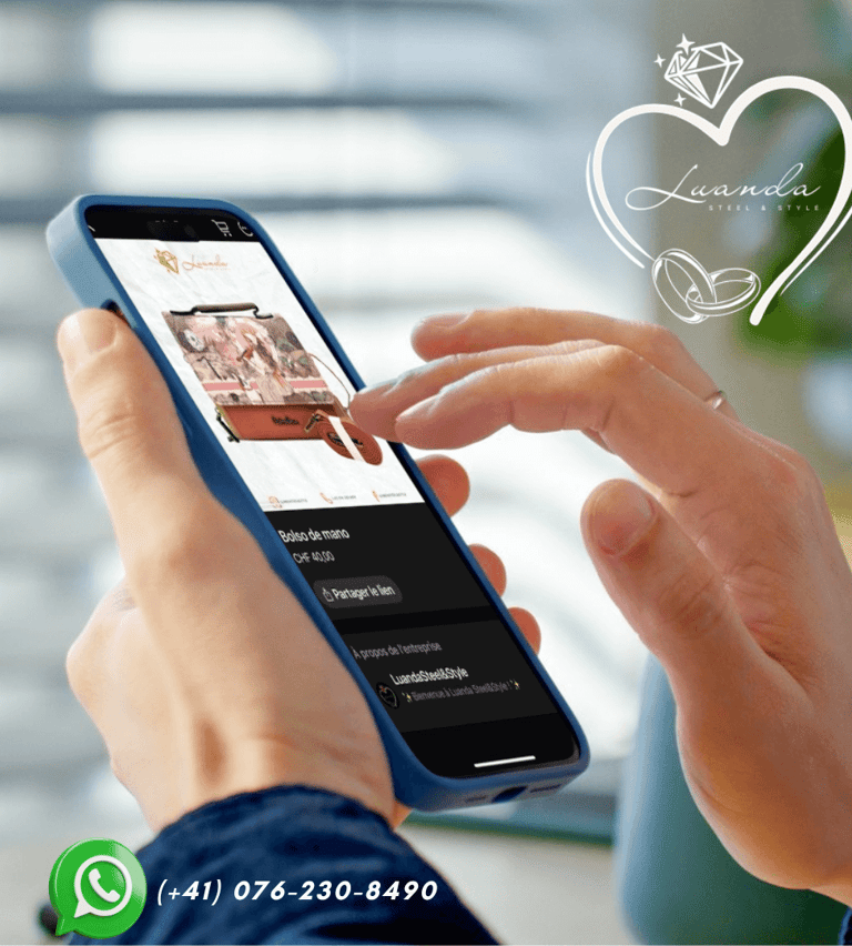 Sac à main Sweet Candy disponible sur WhatsApp – achat rapide et livraison à Genève Luanda Steel.