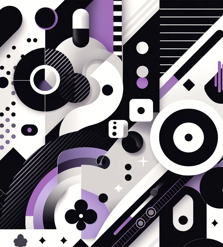 Abstract pattern related to gambling, betting