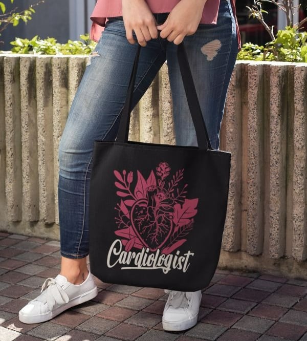 Cardiologist Tote Bag