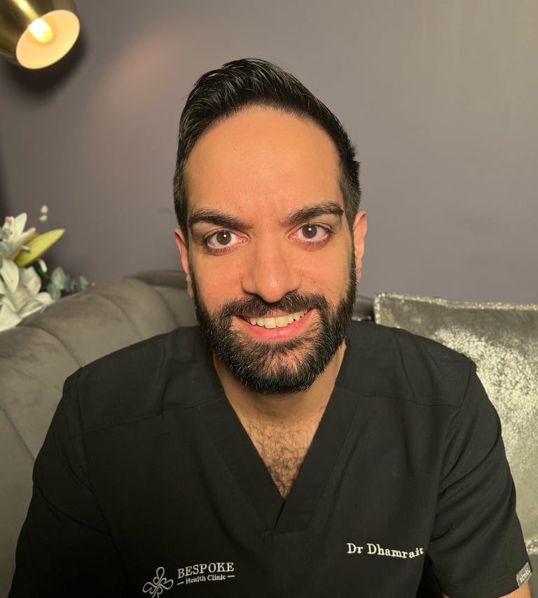 Dr Dhamrait, UK GP specialising in personalised preventative and metabolic health