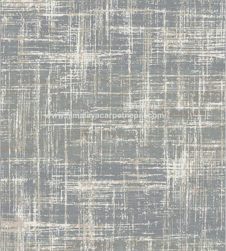 Custom Rugs - Modern contemporary rug with geometric design and neutral tones