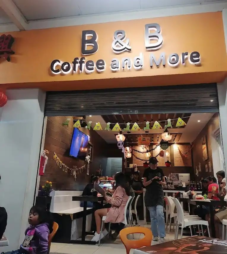 entrada de restaurant y cafeteria B&B coffee and more