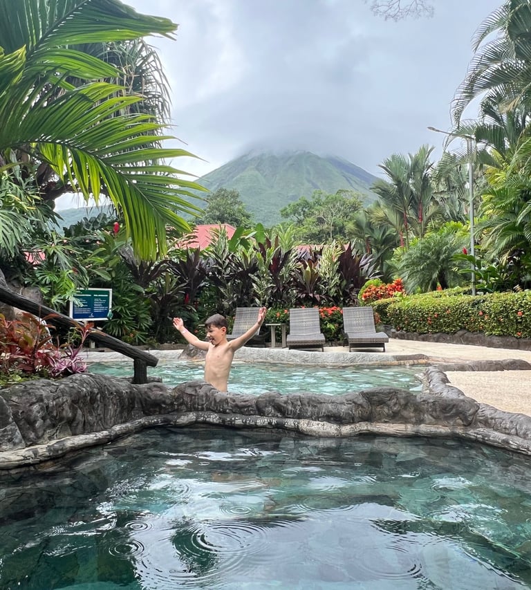 hotel los lagos hot springs swimming