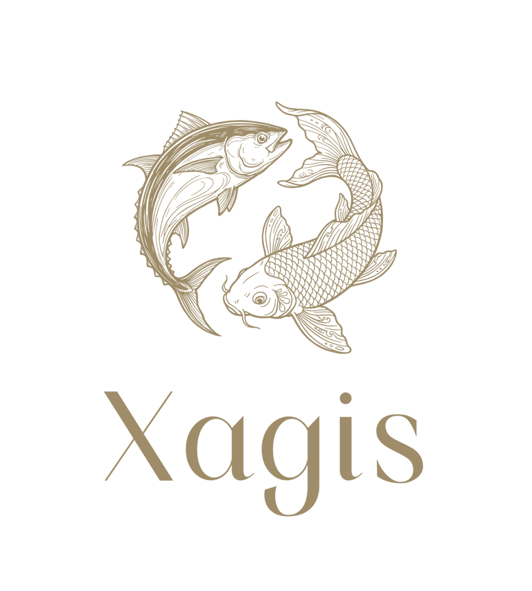 Xagis Catering logo in volle glorie.