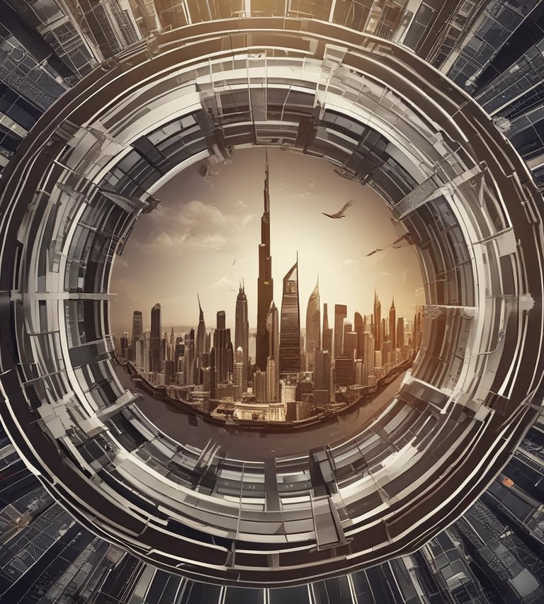 blue and white striped round textile