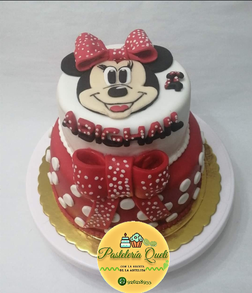 pasteleria queti torta personalizada mini mouse cumpleaños lima queti