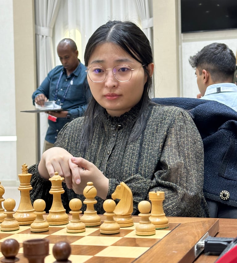 6th Sharjah Masters: Ju Wenjun wins Vidit in round 2, shares lead with Pragg