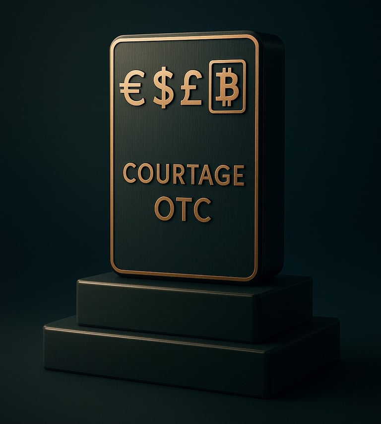courtage OTC bitcoin monero lystec ethereum