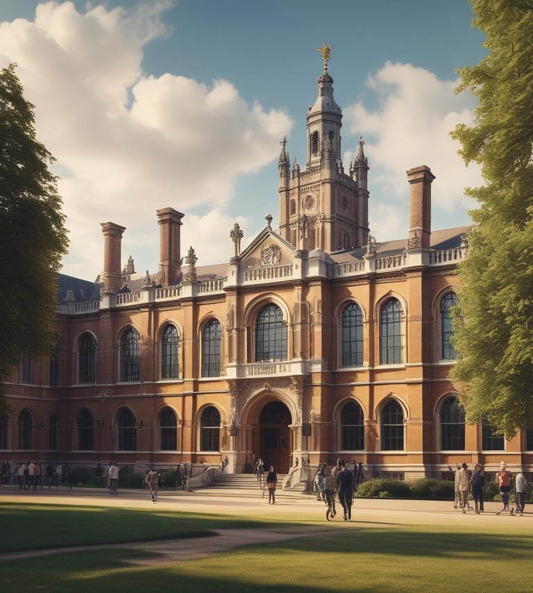 Cambridge university mockup