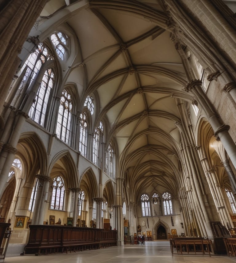 Norwich cathedral in Norfolk mockup