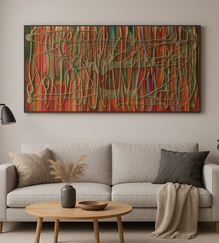 "REVERIE" – Pintar el sonido, obra pictórica acerca de los procesos creativos y sinestesia