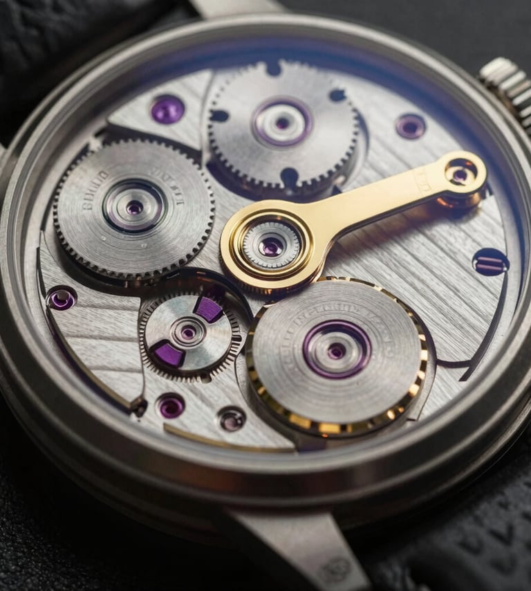 Mechanical watch gears illustrating the seamless integration of Swiss precision.