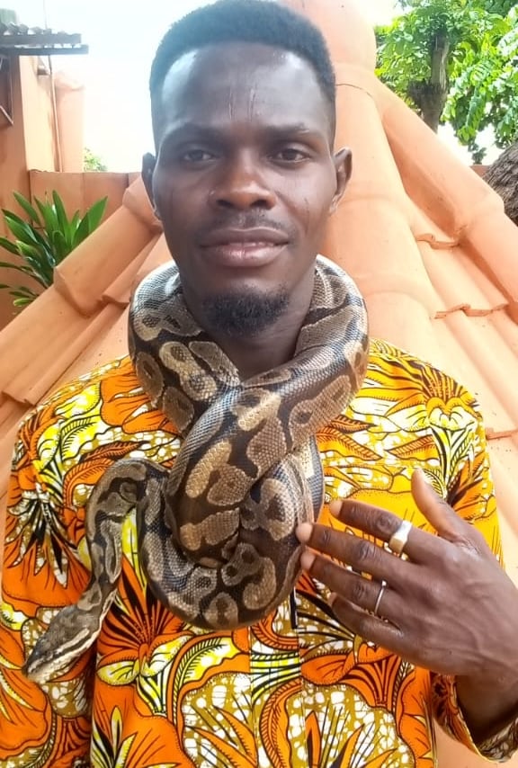 Dahomey African Tours Operation Director and and Senior Guide at Pythons Temple In Benin