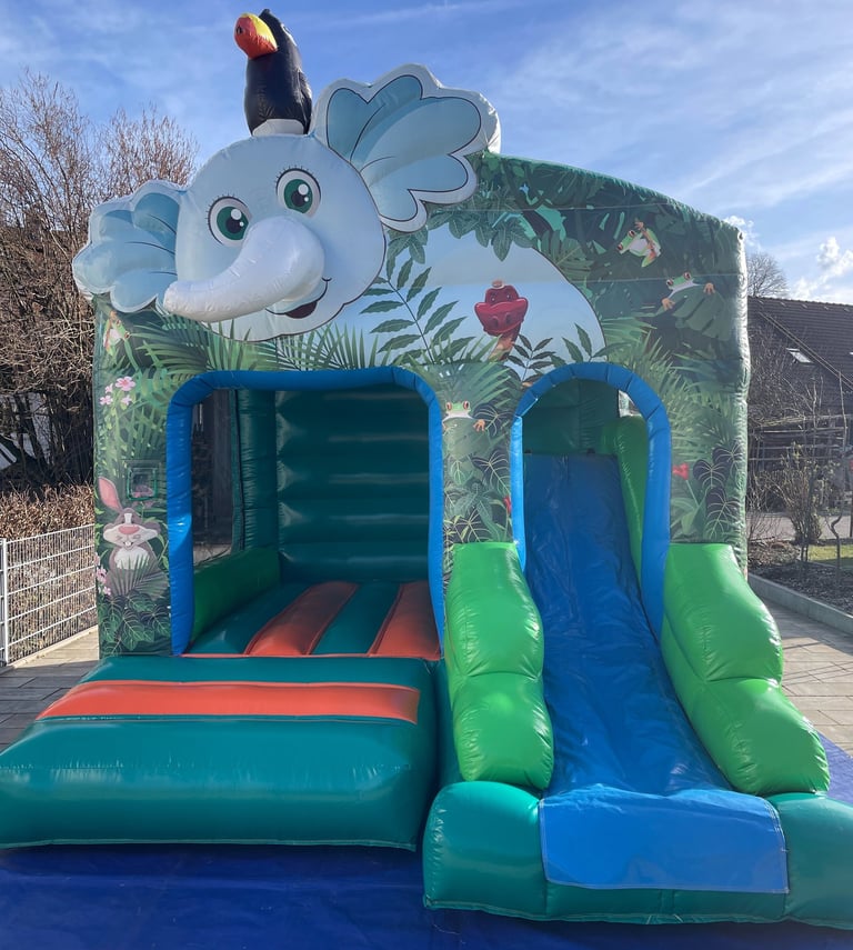 Hüpfburg - Elefant