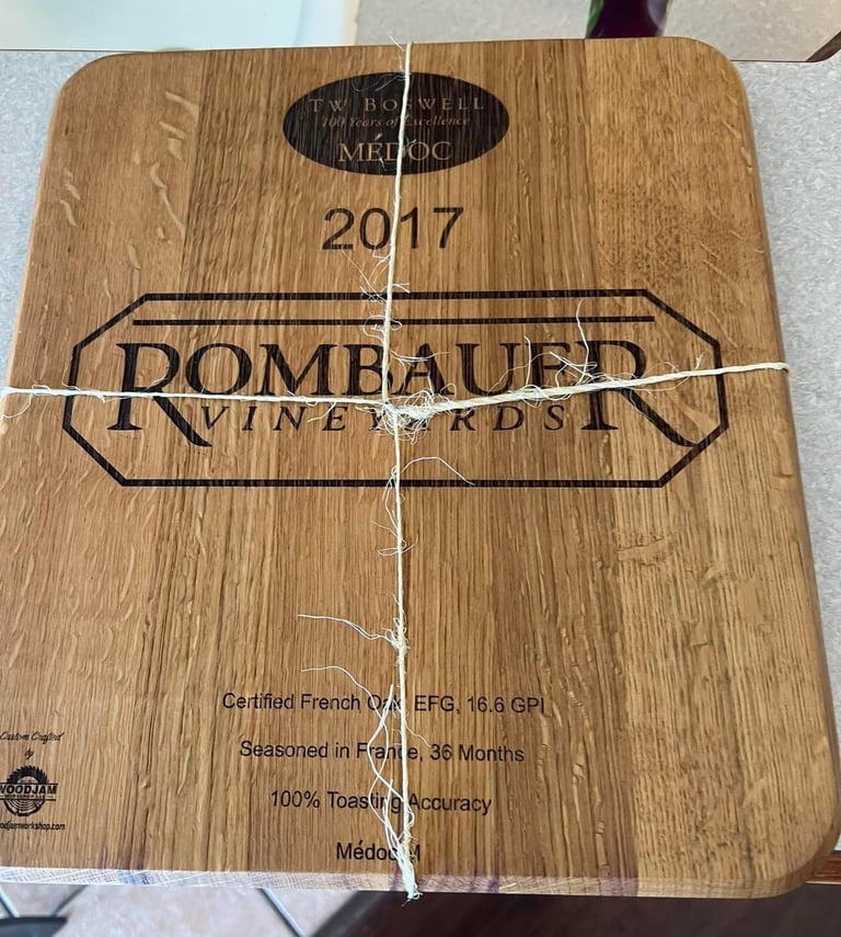 barrel head charcuterie