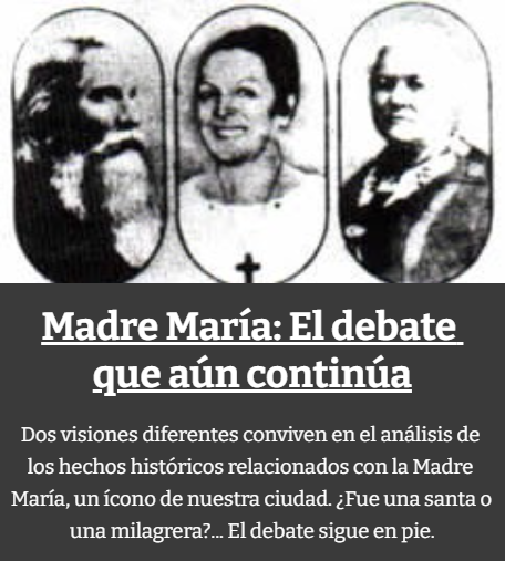 Madre Maria. Ingresar