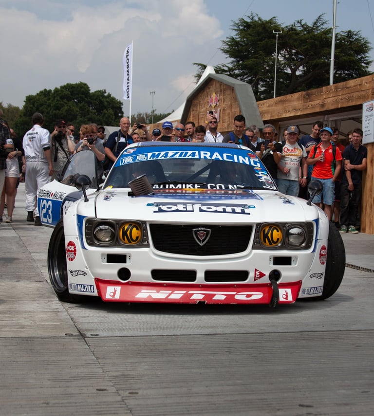 Mad Mike at the Goodwood Festival of Speed  in 2018