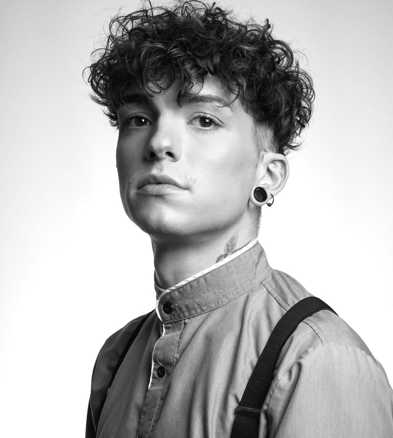 photographe portrait, studio, noir et blanc, magazine à Gisors dans l'Eure