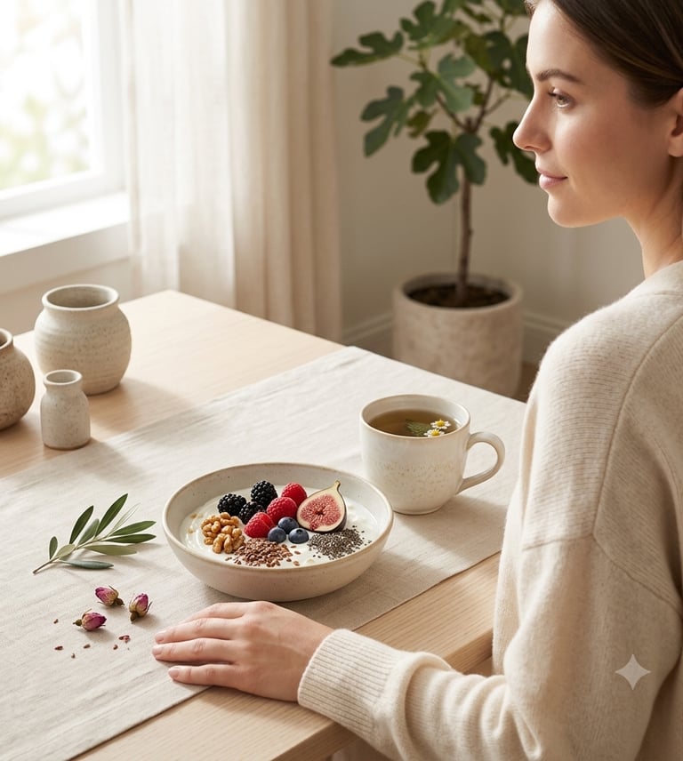 Nutrición hormonal en Getxo para menopausia, SOP, lipedema y bienestar femenino