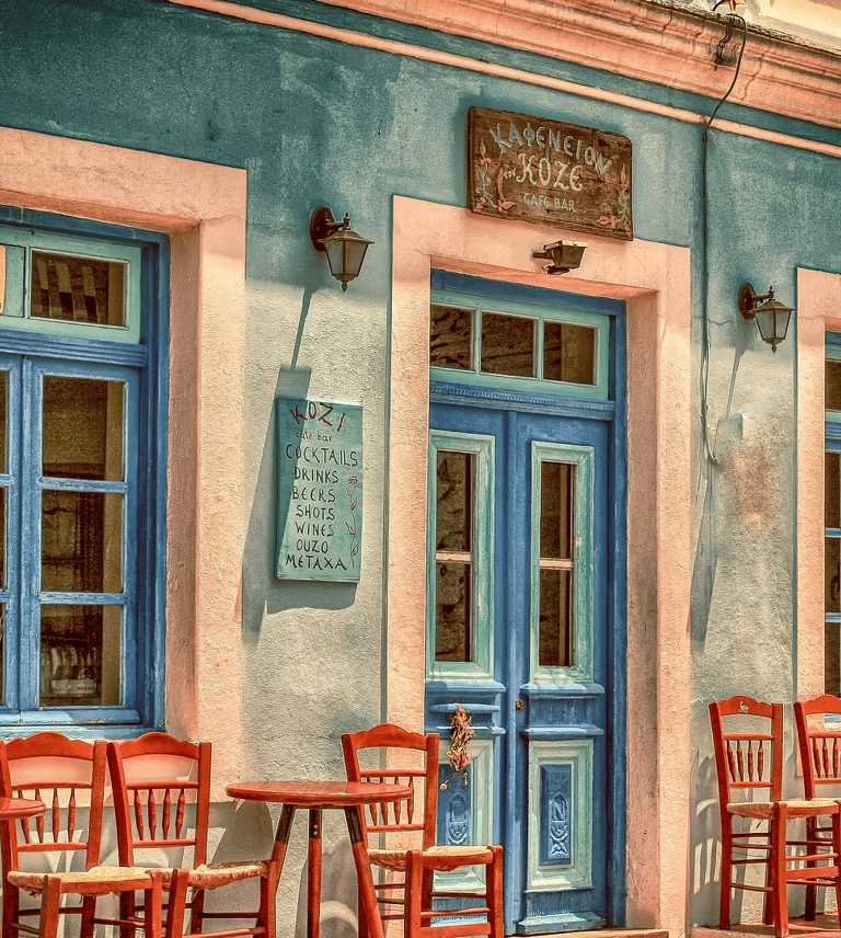 cafe in Greece