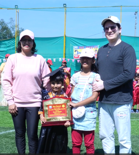 Star Parent Award 2024 Winner Vashisht-Family Hellokids Kondapur Hyderabad