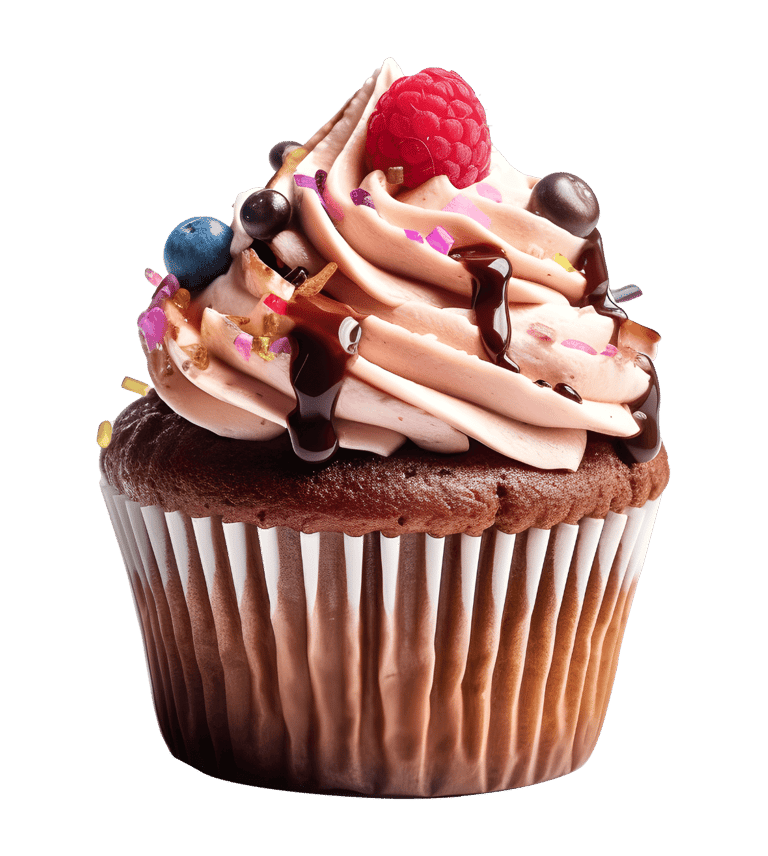 colorful cupcake