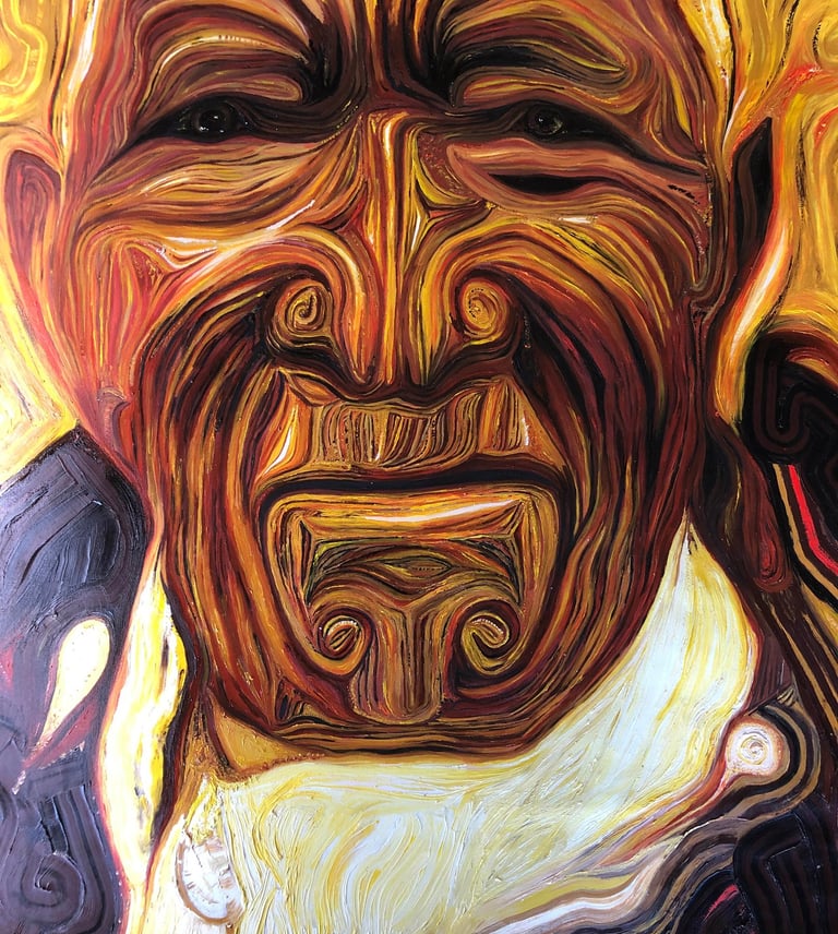 Old Maori Painting