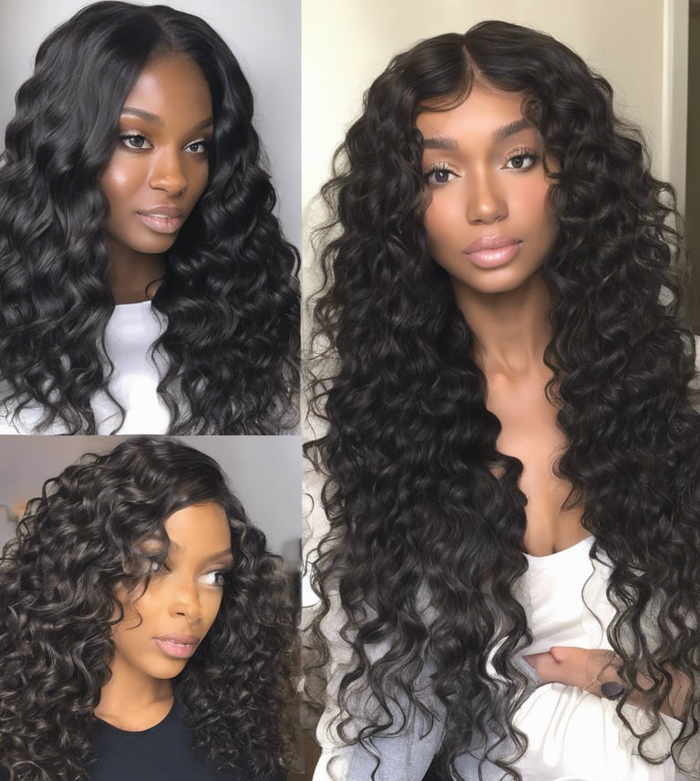 a woman with a braided hair