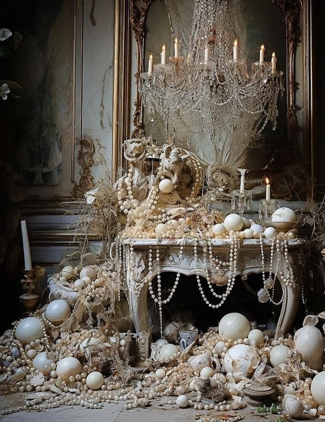 Modern catering display in luxury setting