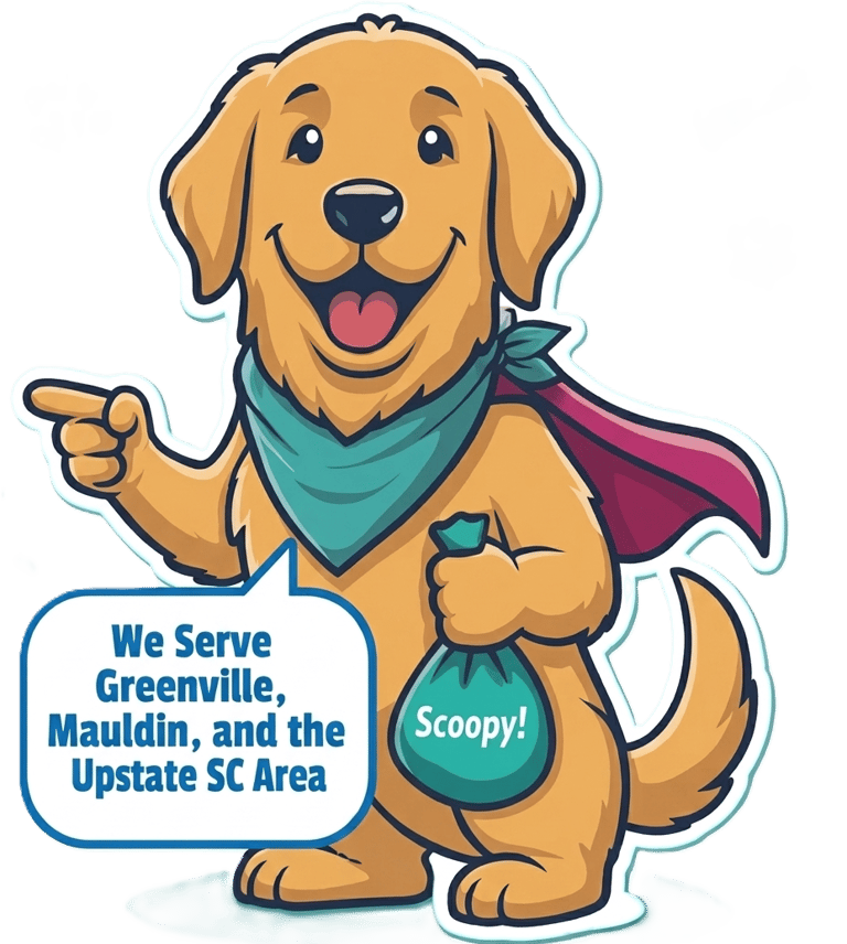 Scoopy mascot for Local Scoopers serving Greenville, Mauldin, and Upstate SC area
