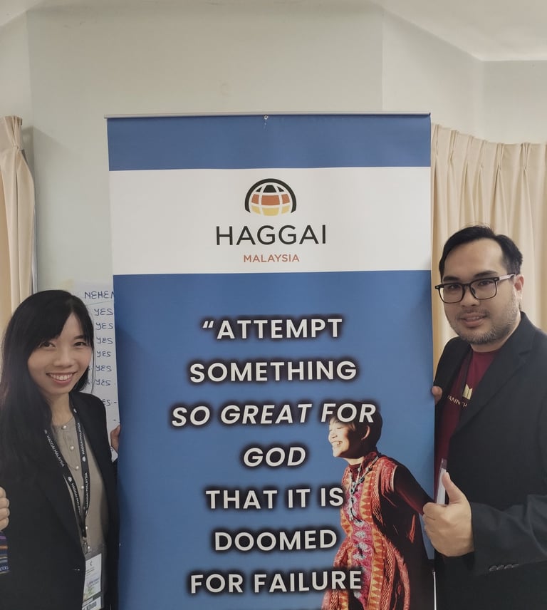 photo with Ethel at haggai