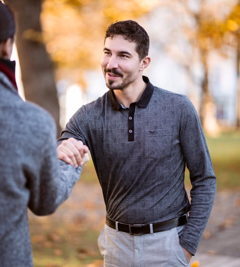 Handschlag vom Coach für das erfolgreiche Lebensführung Mentoring