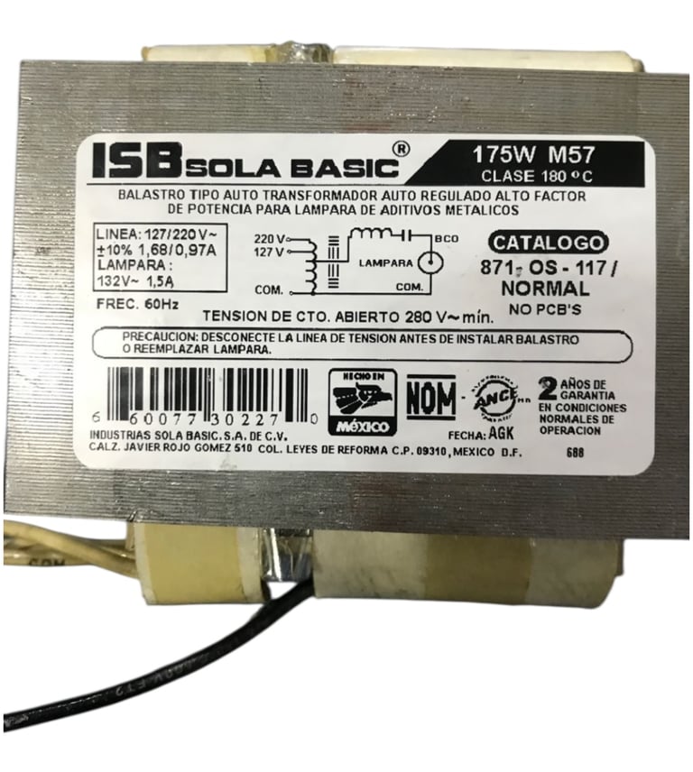 Balastros golden illumination