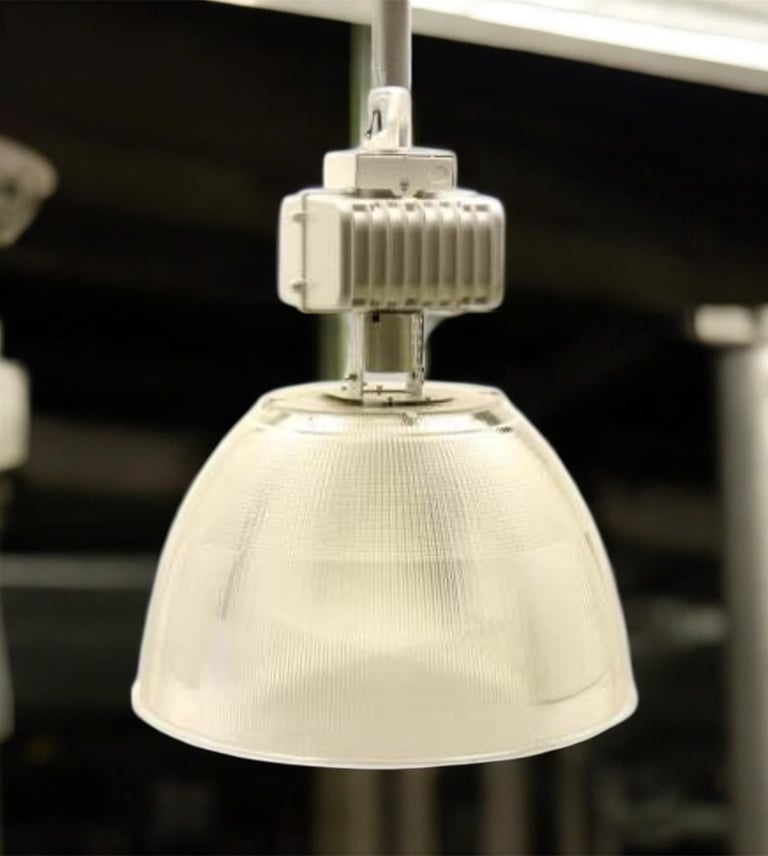 Campana industrial modulo inyeccion aditivos metalicos o sodio 250w, 400w. 