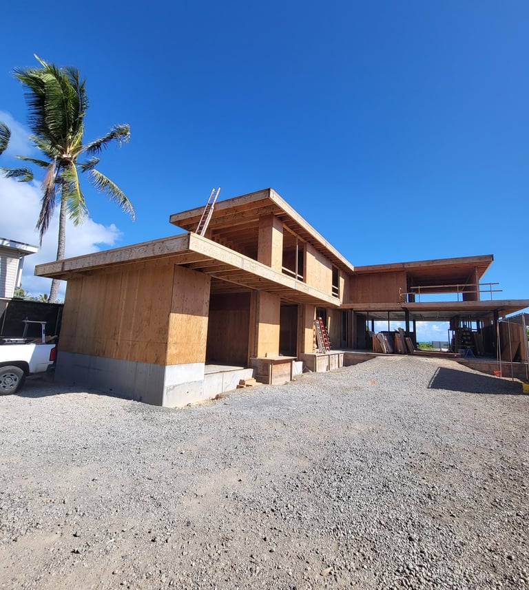 new home build Hawaii and Charlotte contractors