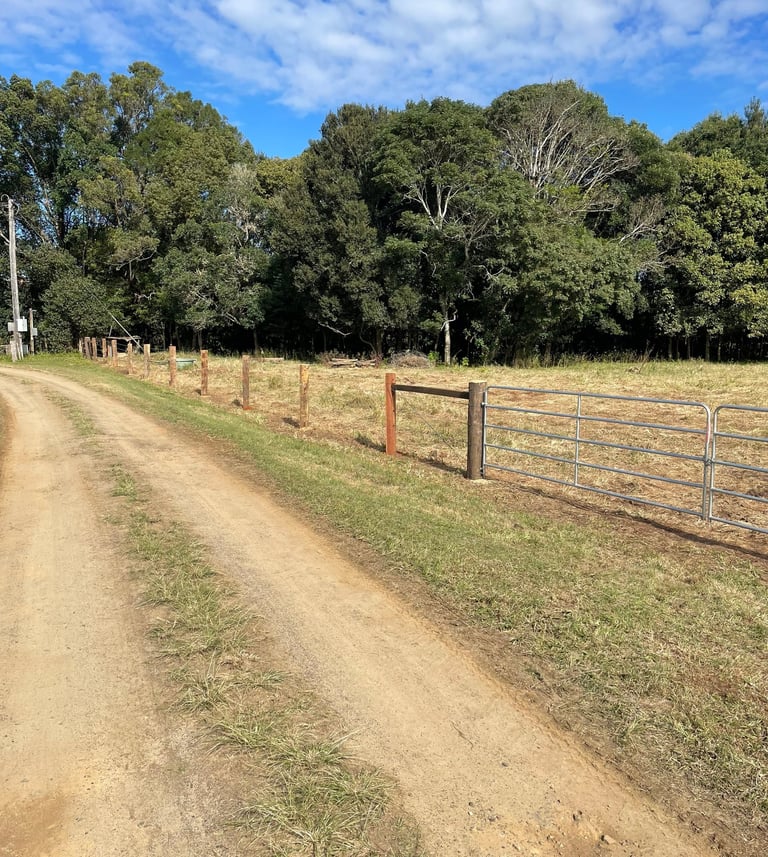 Fence made by  BC Rural Contracting