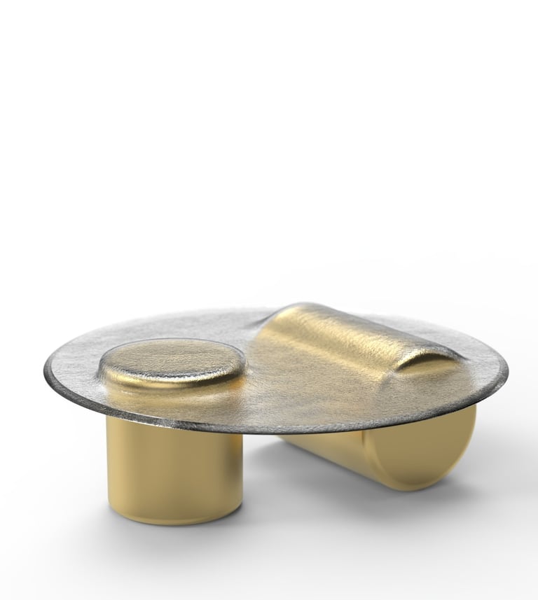 monolith coffee table solid form modern furniture minimalist design sculptural table contemporary de