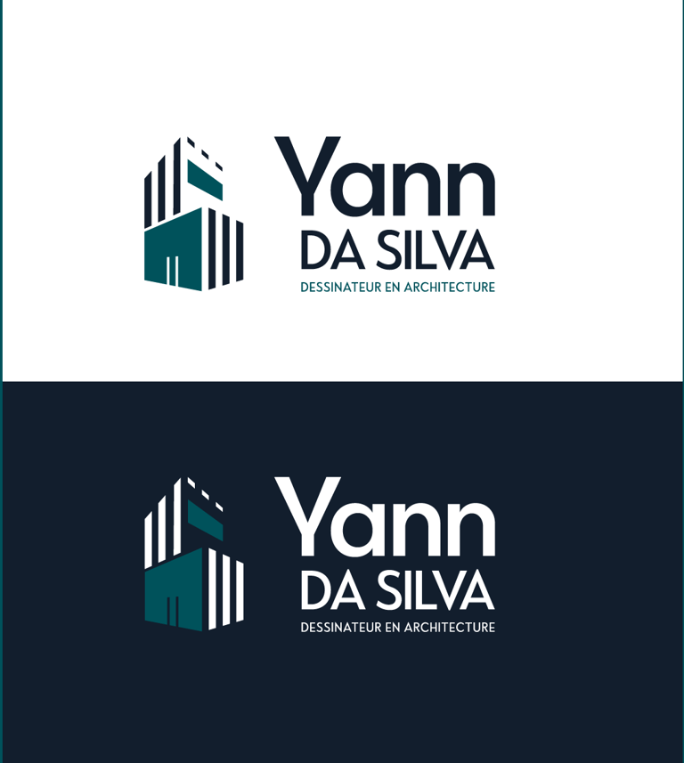 Réalisation : logo d'entreprise Yann DA SILVA dessinateur en architecture - Amy Atelier Graphique
