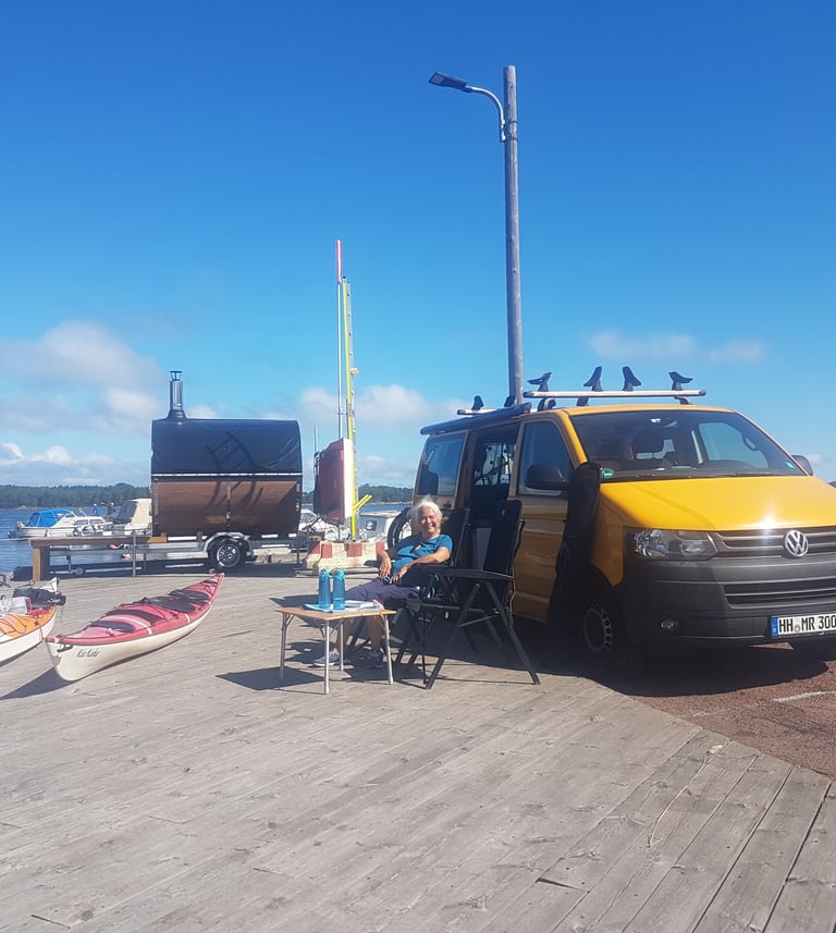 Bulli Kajak auf Aland Inseln