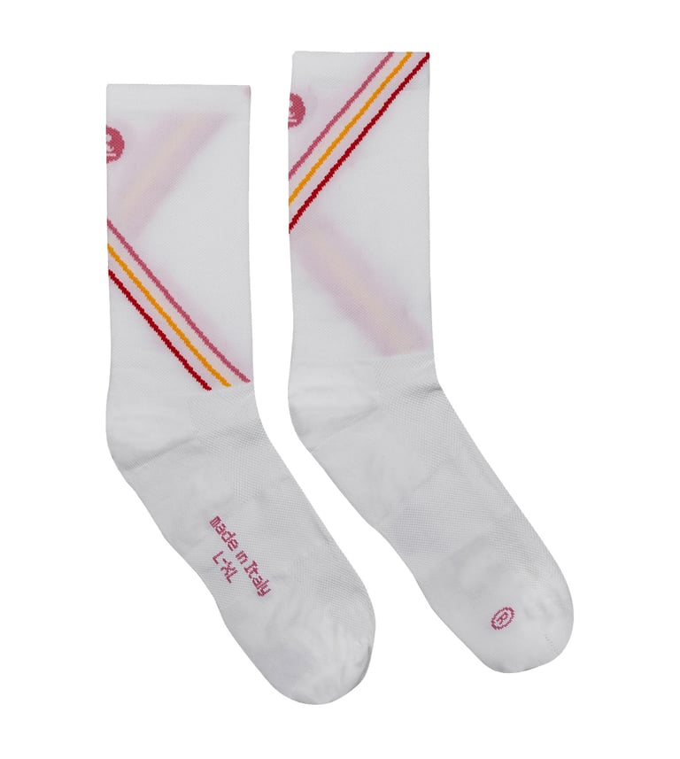 Flat lay socks