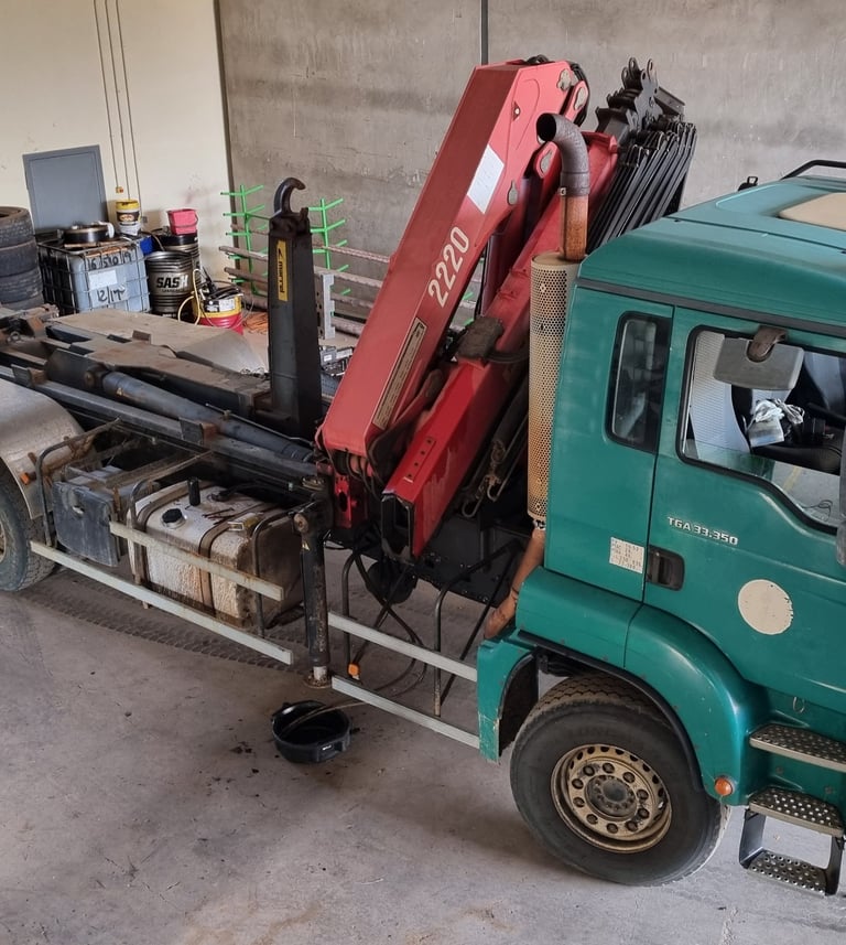 remise en etat camion grue, maintenance équipements mobile, vérin, camion, flexibles