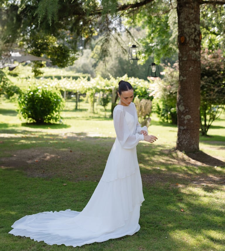 Vestido de novia a medida