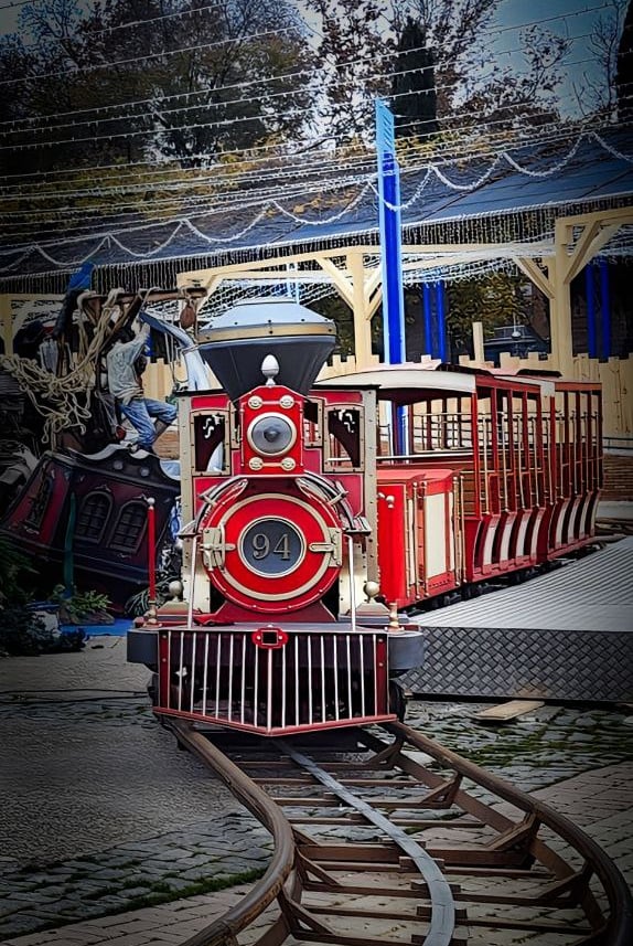 tren eléctrico clásico alquiler adultos y niños