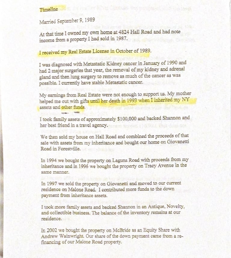 Michael Falk misidentifying the day his mother Gertrude Falk died
