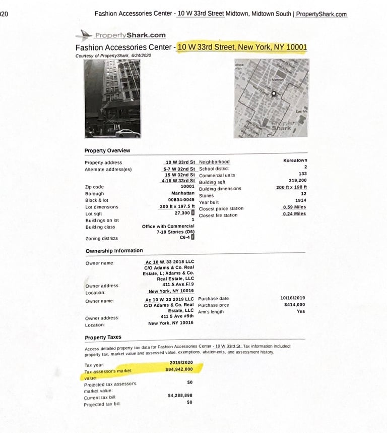 Shannon Falk's New York Interest