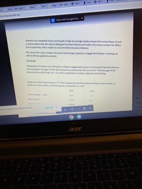 Just keep blaming Shannon Falk for the crimes of Bill Willitts and Michael Falk