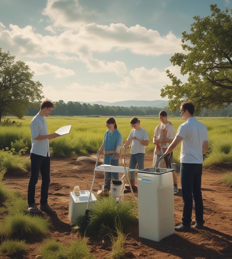 A hands-on engineer inspecting state-of-the-art polymer processing equipment in a bright, modern facility.